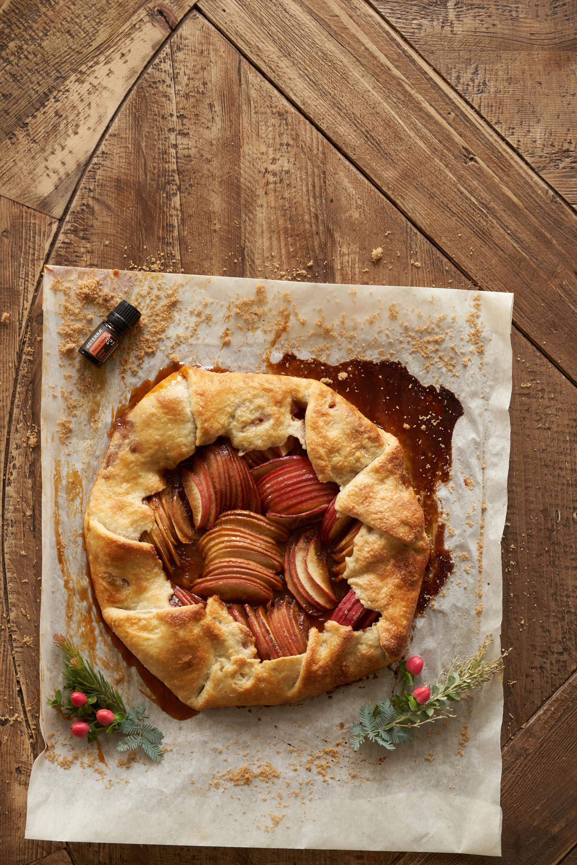 Spiced Apple Caramel Galette